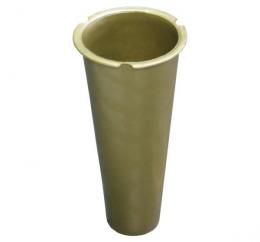 POLYETHYLENE ROUND CONTAINER COLOR BRONZE